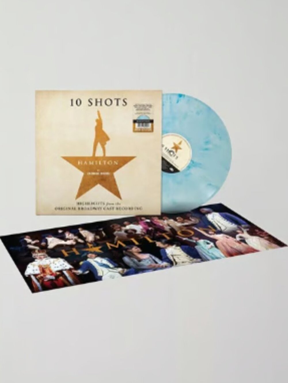 Hamilton 10 Shots LP ~ Original Broadway Cast ~ Exclusive Color ~ New/Sealed!